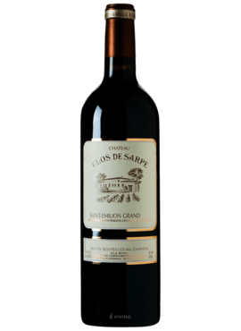 Château Clos de Sarpe Saint-Émilion Grand Cru (Grand Cru Classé) 2010