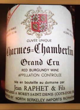 Gérard Raphet Cuvée Unique Reserve Charmes-Chambertin Grand Cru 2021