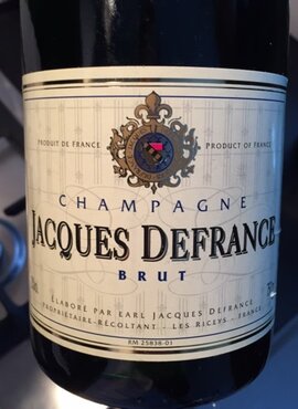 Jacques Defrance Brut Champagne 2008
