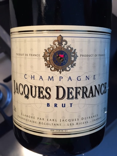 Jacques Defrance Brut Champagne 2008