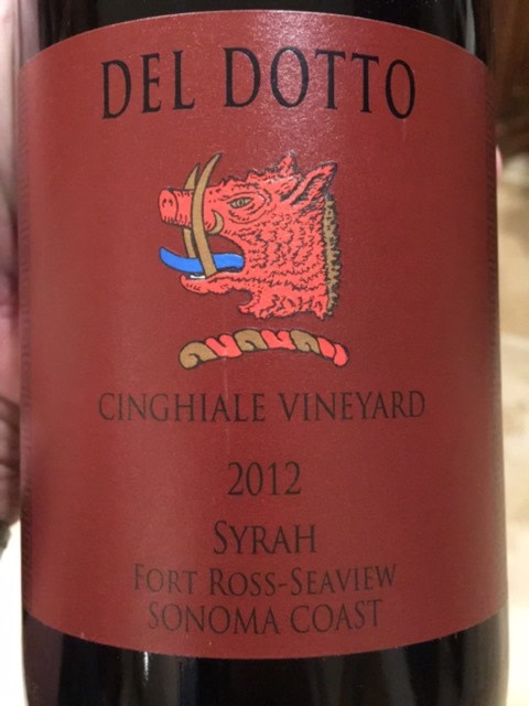 Del Dotto Del Dotto Syrah Cinghiale Vineyard 2007