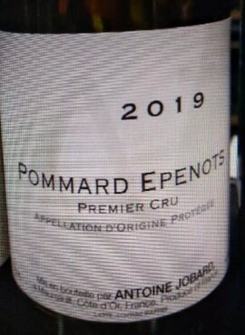 Francois et Antoine Jobard Francois et Antoine Jobard Pommard Epenots Premier Cru 2019