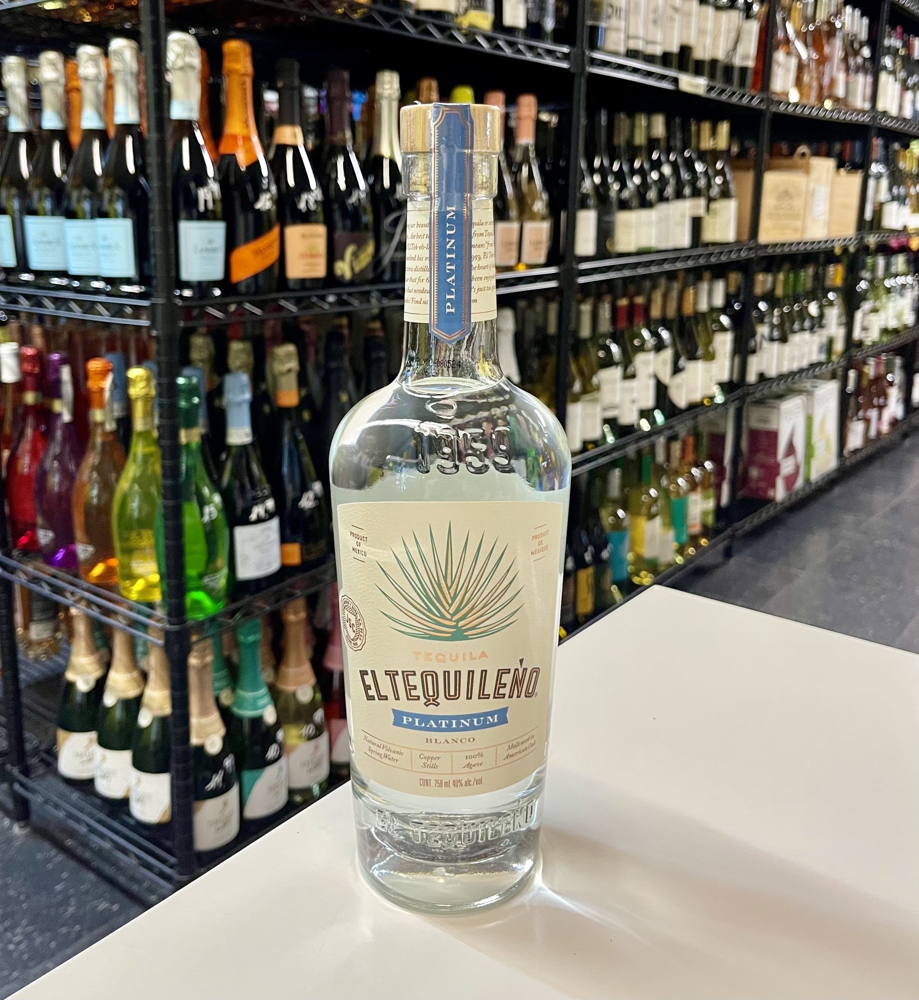 El Tequileño Platinum Blanco Tequila 750ml