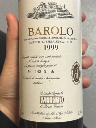 Bruno Giacosa Bruno Giacosa Falletto di Serralunga d'Alba Barolo 1999