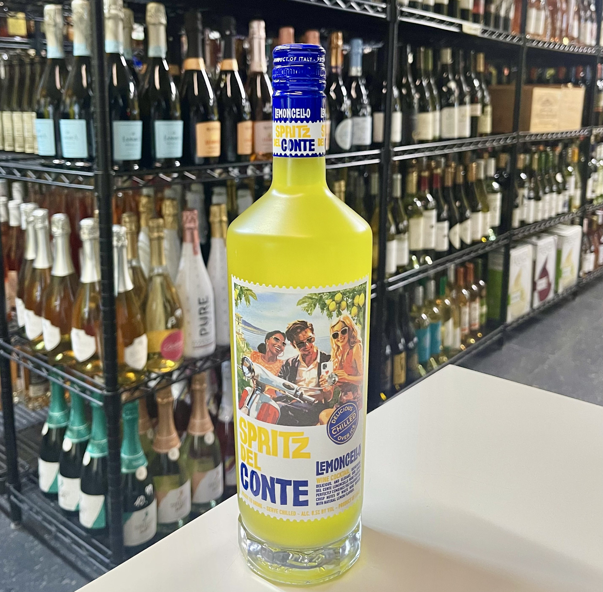 Spritz Del Conte Lemoncello Italian Wine Cocktail 750ml