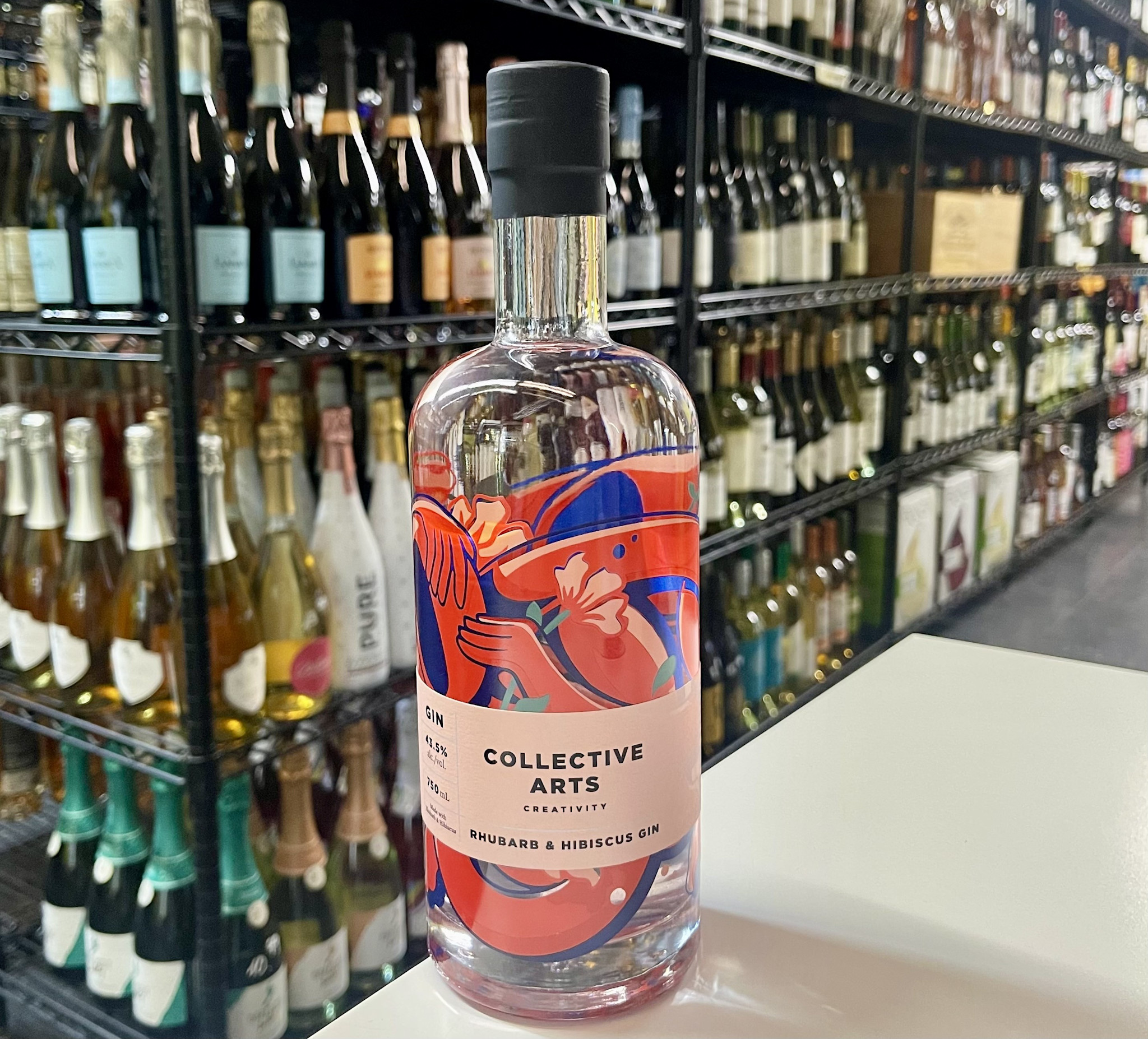 Collective Arts Rhubarb & Hibiscus Gin 750ml