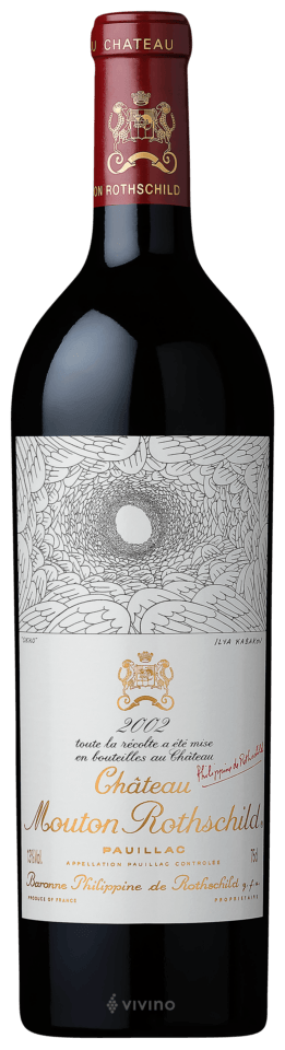 Château Mouton Rothschild Pauillac (Premier Grand Cru Classé) 2002