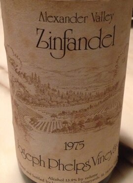 Joseph Phelps Joseph Phelps Vineyards Zinfandel 1980