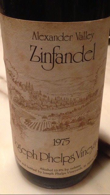 Joseph Phelps Joseph Phelps Vineyards Zinfandel 1980