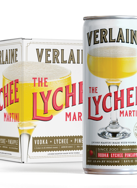 Verlaine Lychee Martini 4 Pack x 250ml