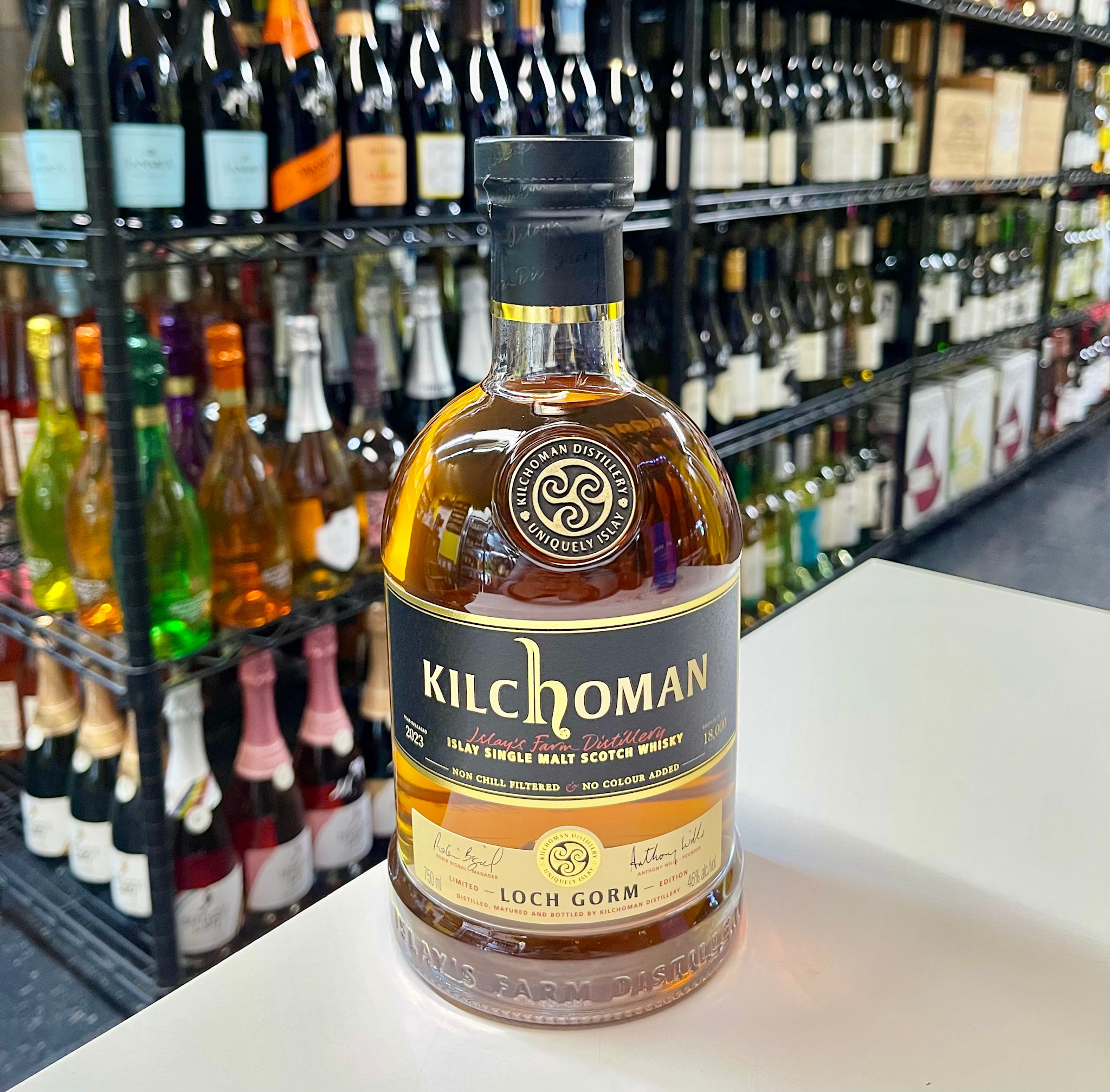 Kilchoman Islay Single Malt Scotch  Loch Gorm Whisky 750ml