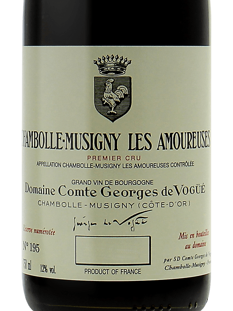 Domaine Comte Georges de Vogue Domaine Comte Georges de Vogüé Chambolle-Musigny Premier Cru Les Amoureuses 2005