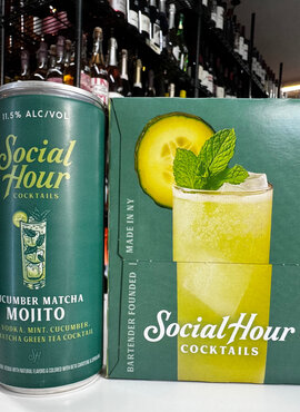 Social Hour Social Hour Cucumber Matcha Mojito Cocktail 250ml