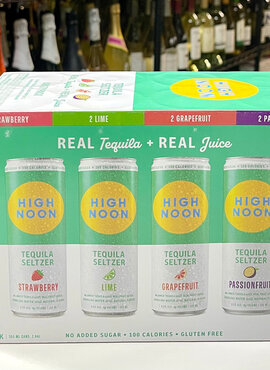 High Noon Tequila Seltzer Variety 8 Pack 355ml