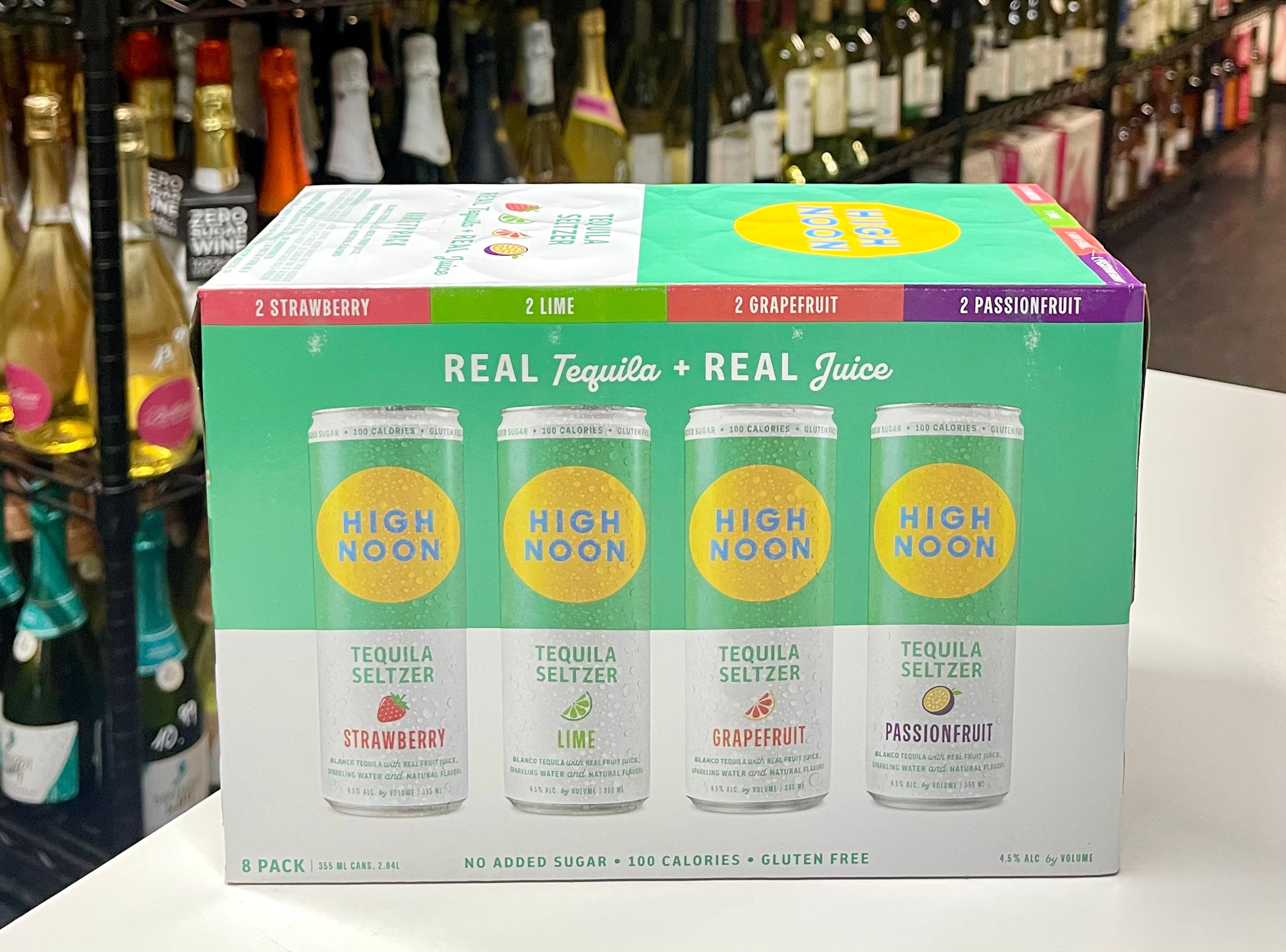 High Noon Tequila Seltzer Variety 8 Pack 355ml