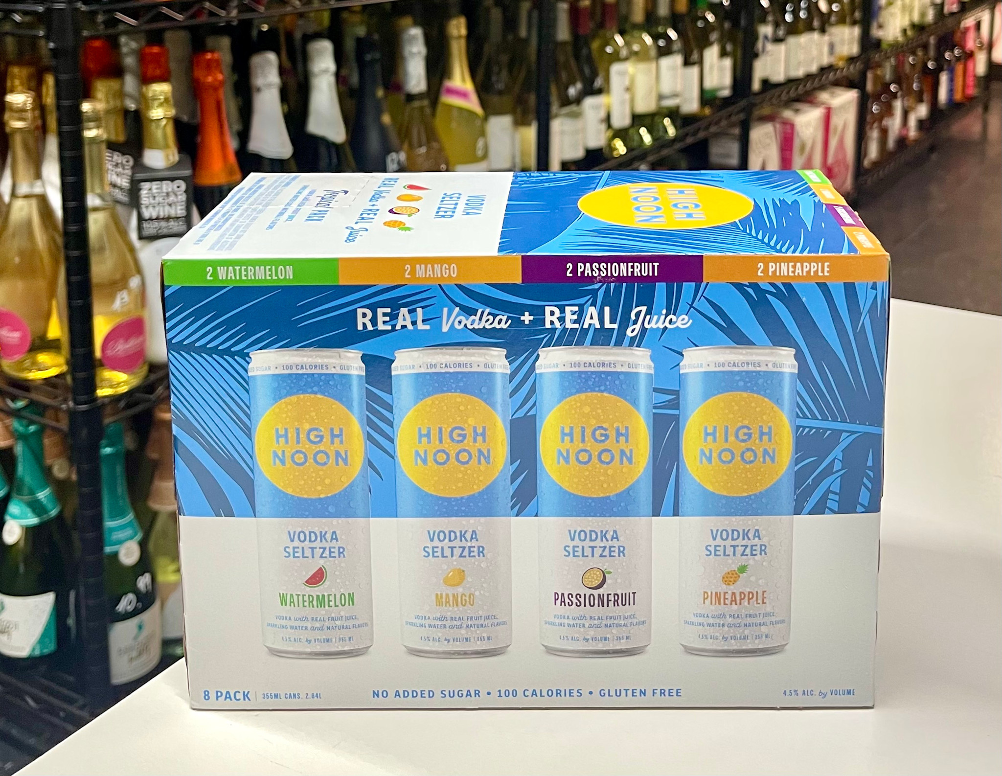 High Noon Sun Sips High Noon Vodka Seltzer Tropical Variety 8-Pack 355ml