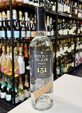 Boyd & Blair Professional Proof 151 Potato Vodka  750ml