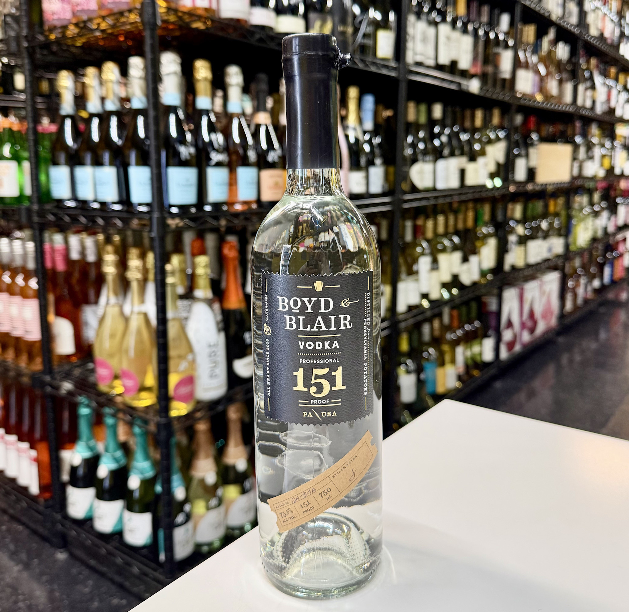 Boyd & Blair Professional Proof 151 Potato Vodka  750ml