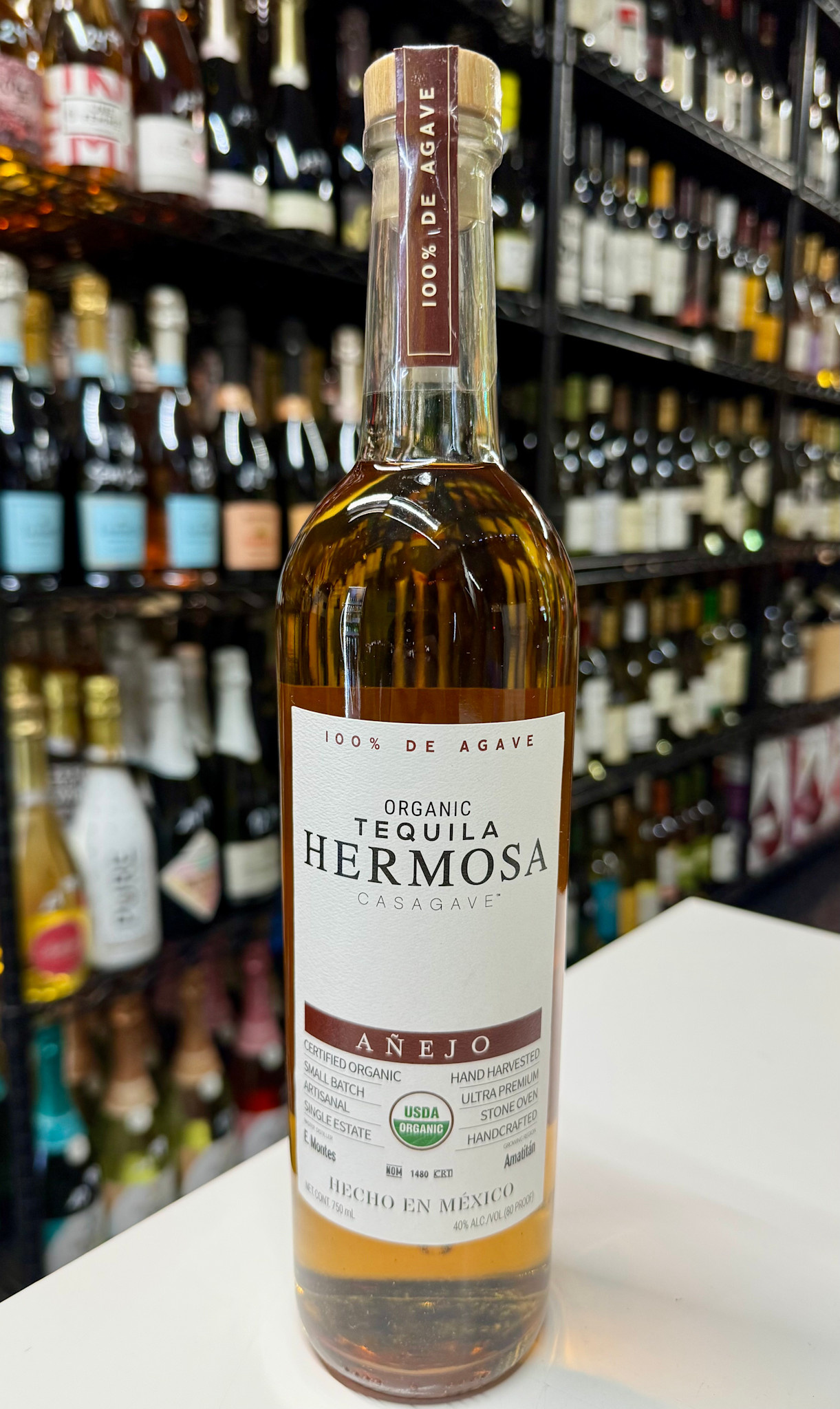 Hermosa Organic Tequila Añejo 750ml