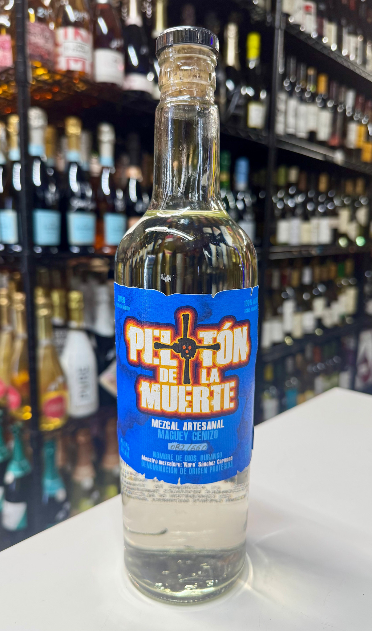 Peloton de la Muerte Maguey Cenizo Mezcal 750ml