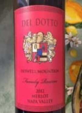 Del Dotto Del Dotto Merlot Howell Mountain Family Reserve 2017