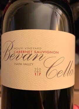 Bevan Cellar Bevan Cellars Houyi Vineyard Cabernet Sauvignon 2017