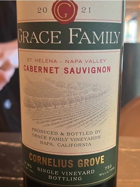 Grace Family Vineyards Cornelius Grove Cabernet Sauvignon 2019