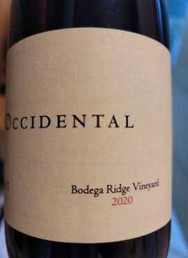 Occidental Bodega Ridge Vineyard 2022