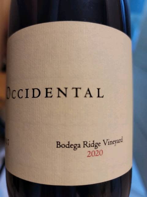 Occidental Bodega Ridge Vineyard 2022