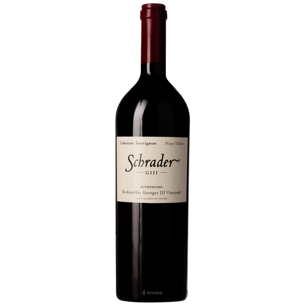 Schrader Schrader Cabernet Sauvignon GIII (G3) Beckstoffer Georges III Vineyard 2017