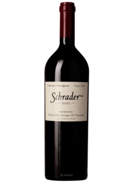 Schrader Schrader Cabernet Sauvignon GIII (G3) Beckstoffer Georges III Vineyard 2015