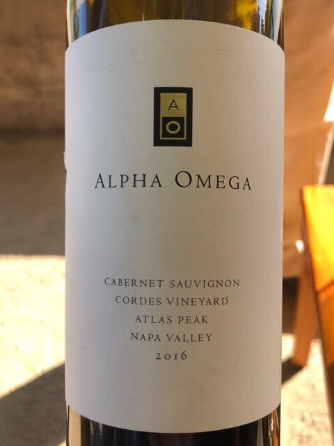 Alpha Omega Cordes Vineyard Cabernet Sauvignon 2016
