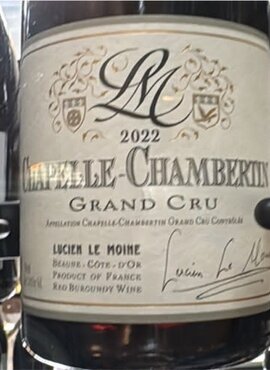 Lucien le Moine Chapelle Chambertin Grand Cru 2022
