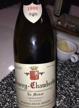 Domaine Denis Mortet Gevrey-Chambertin En Motrot Monopole 1999