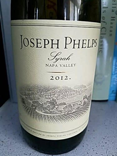 Joseph Phelps Vineyards Syrah 2012