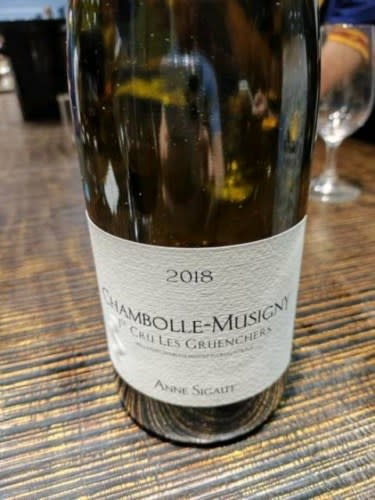 Domaine Anne et Herve Sigaut Chambolle-Musigny 1er Cru 'Les Gruenchers' 2019