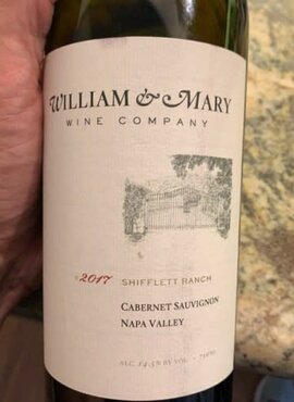 William & Mary Shifflett Vineyard Cabernet Sauvignon 2019