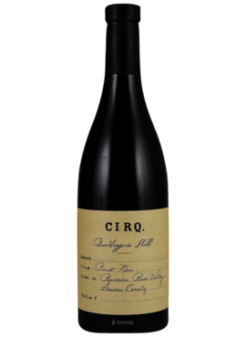 Cirq Bootlegger's Hill Pinot Noir 2015