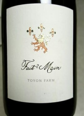 Fait Main Toyon Farm 2016