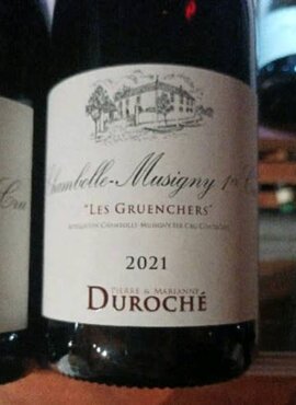 Domaine Duroché Chambolle-Musigny 1er Cru 'Les Gruenchers' 2021