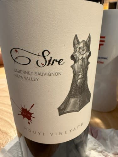 Sire Houyi Vineyard Cabernet Sauvignon 2018