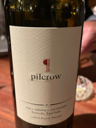 Pilcrow Ghost Block Vineyard Cabernet Sauvignon 2022