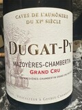 Dugat-Py Mazoyères-Chambertin Grand Cru 2021