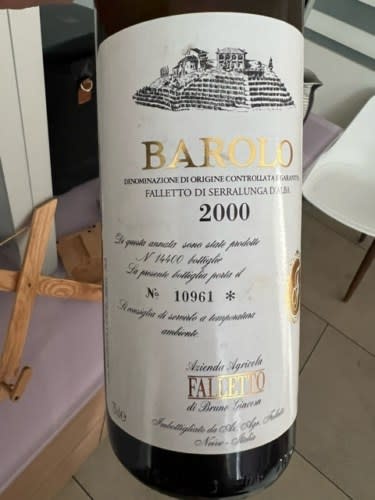 Bruno Giacosa Bruno Giacosa Falletto di Serralunga d'Alba Barolo 2000