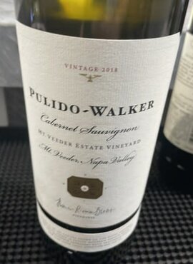 Pulido-Walker Mt. Veeder Estate Vineyard Cabernet Sauvignon 2022