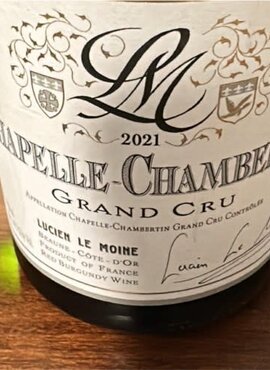 Lucien le Moine Chapelle Chambertin Grand Cru 2021