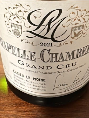 Lucien le Moine Chapelle Chambertin Grand Cru 2021