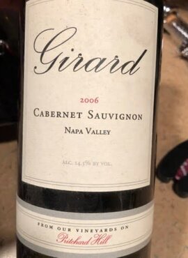 Girard Cabernet Sauvignon Pritchard Hill 2004
