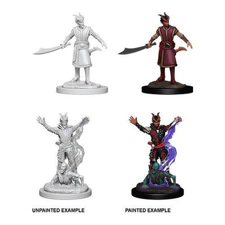 D&D Unpainted Minis - Tiefling Warlock (Male)