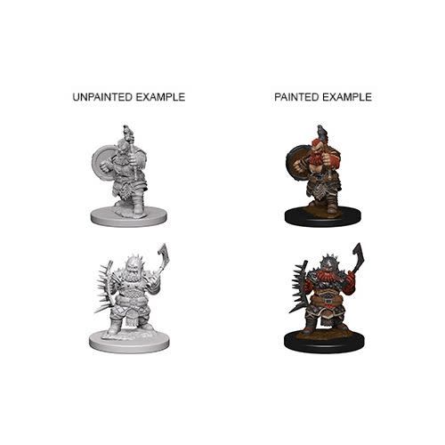 Pathfinder Battles Unpainted Minis - Dwarf Barbarian (Male)